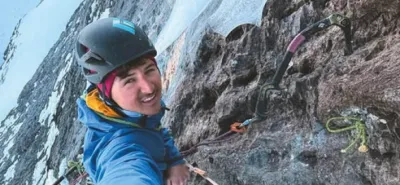 Yannick Glatthard uskutečnil prvovýstup stylem „fly-and-climb“ na Tällistock (Švýcarsko).