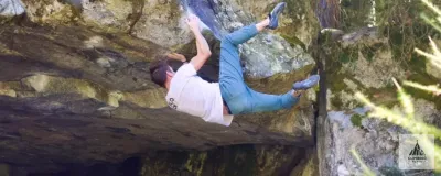 Cestař Davide Picco vylezl Flow State, 8C ve Val Daone